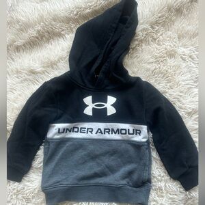 Under Armour Kids Hoodie in Black and Gray